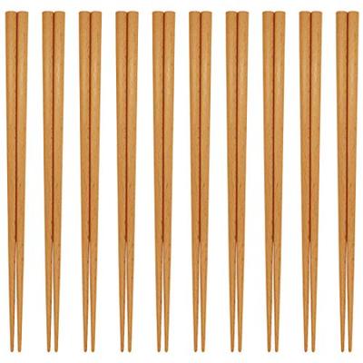 Made In Dishwasher Wakasa Lacquer Natural Set of Japan, Safe, Chopsticks, Wood, 10, 22.5cm