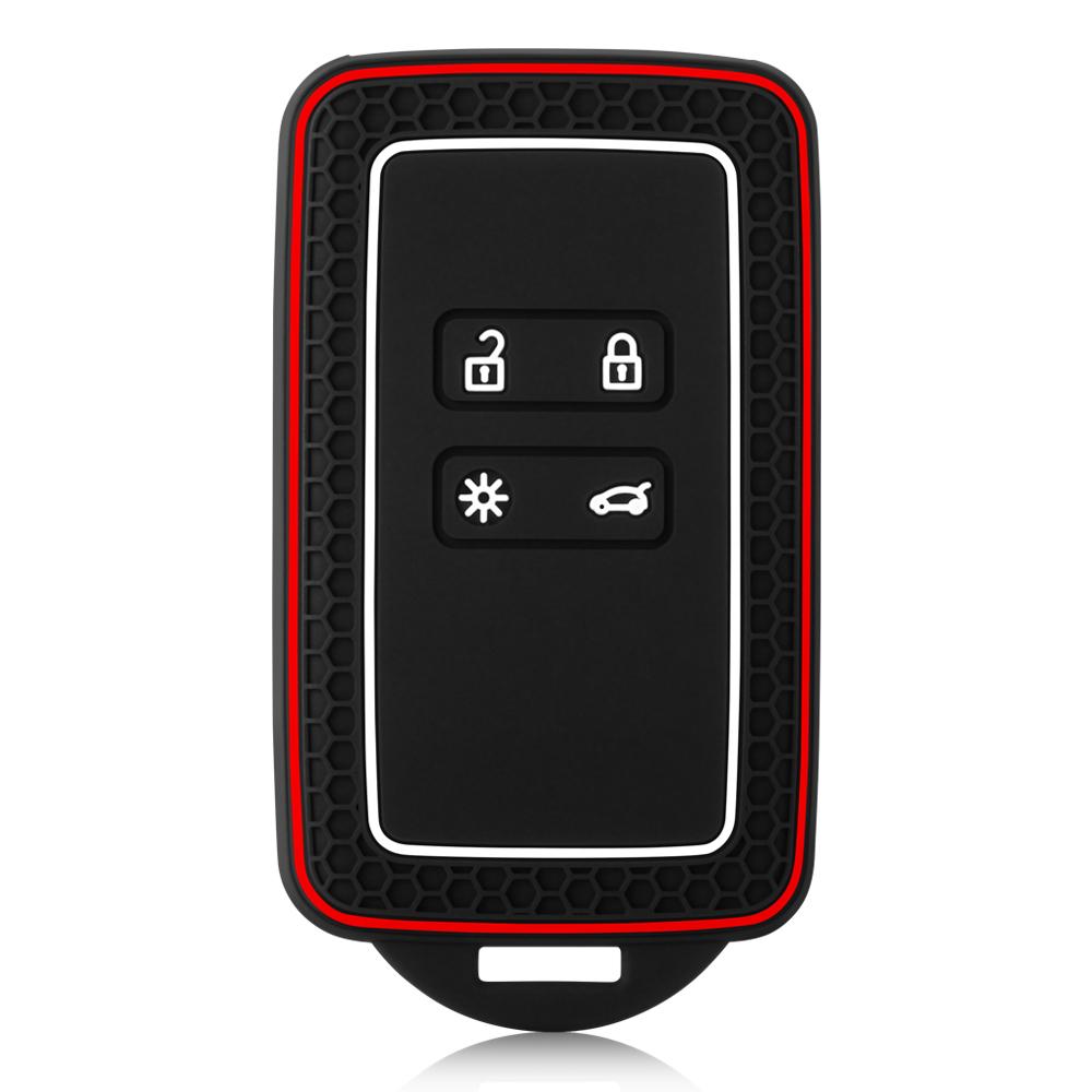 

Силиконовый чехол для ключей для Renault Austral Captur Arkana Koleos Zoe Scenic Dacia Sandero Duster Logan Jogger Kadjar Clio Megane чёрный