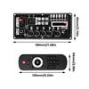 2*25W Bluetooth 5.3 Amplifier Board DC 7.4-12V MP3 Decoder FM 87.5-107.5MHz Power Off Memory for Trolley & Handheld Speaker