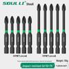 Phillips Hex Set: Strong Magnetic, Non-Slip Tungsten Steel, High Hardness Electric Screwdriver Bits