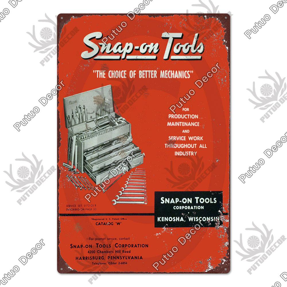 Decor Tire Shop Vintage Tin Sign Plaque Metal Iron Plate Wall Adornment for Garage Gas Station Car Sale Repair Poster