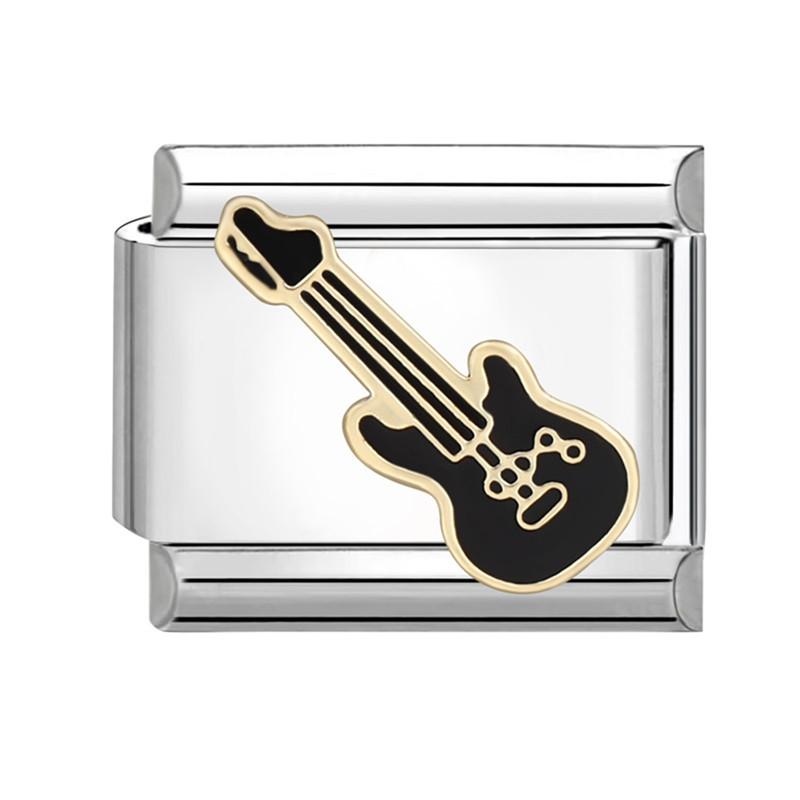 Negru Nr.8 Minge Ochi de Pisică Tai Chi Fluture Inimă Zale Charm Italian Se Potrivește Brățară 9mm Oțel Inoxidabil Femei DIY Făcând Cadouri