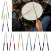 1 Pair Musical Instrument Percussion Accessory Drum Sticks with Non-Slip Handle
