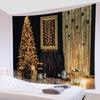 Home Decor Tapestry Christmas Tree Reindeer Snow Star Wall Tapestry Wall Hanging Room Wall Decor Backdrop Tapisserie De Noël