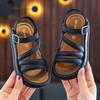 Girls Sandals Open Toe Elegant Versatile Student Shoes Cute Princess Style New Version