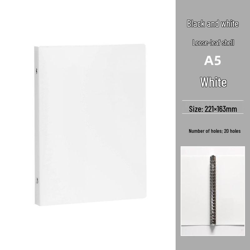 Smooth Loose-Leaf Notebook with Removable Pages for Postgraduate Exams