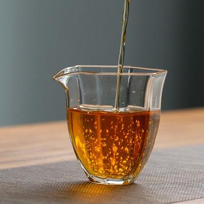 Japanische Tasse aus hochborosilikatglas, Teezubehör Hitzebeständige Teekannen, Gongdaobei Chahai Kungfu