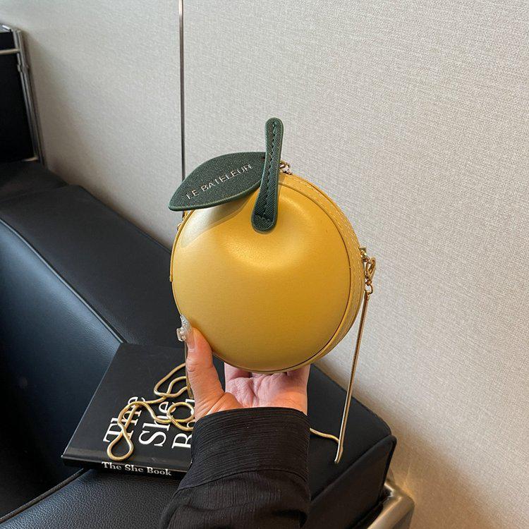 2024 Trendy Korean-Style Women's Chain Crossbody Bag - Versatile and Stylish Round Design