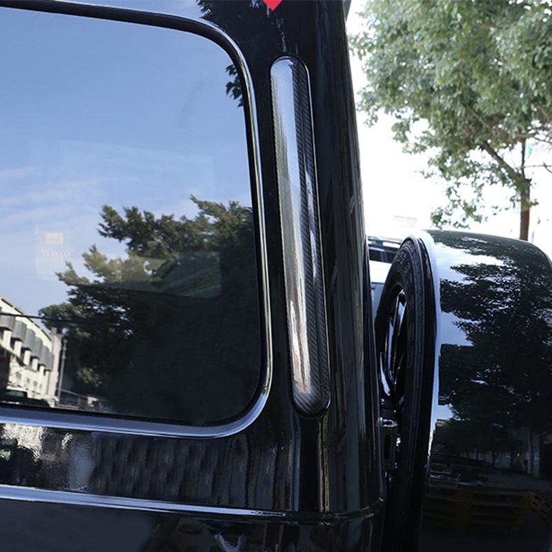 Tantan Fibră de Carbon Ventilație Laterală Spate Ornament Stâlp C pentru Mercedes-Benz G500 - Fibră de Carbon Reală Mod Exterior.