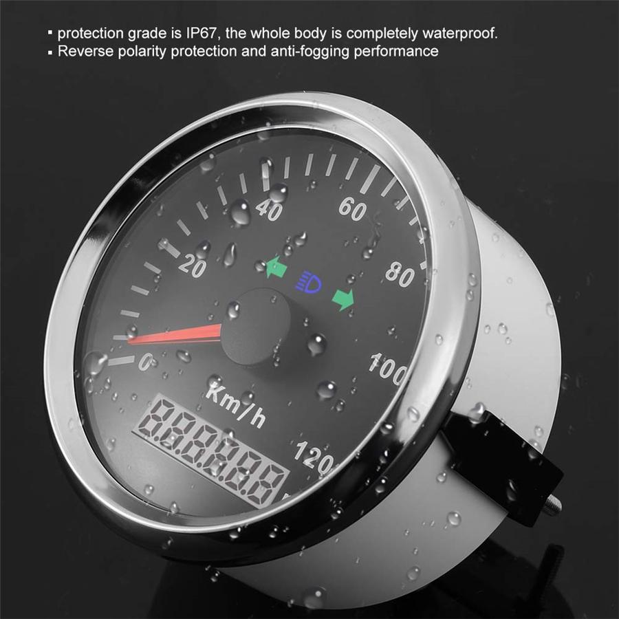 85mm LED GPS Speedometer with ODO Anti-fog Turn Signal for Motorcycle