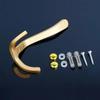 Space Saving Robe Hook Black Golden Silver Coat Rack Towel Hook Hanging Key Holder  Toilet