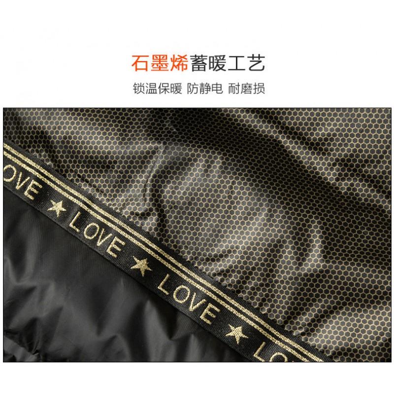 Mens Mid-Length Winter Down Jacket 90% White Duck Thick Warm Casual Coat