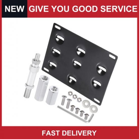 

Packof1 for Volkswagen Front Bumper Tow Hook License Plate Mount Bracket Holder