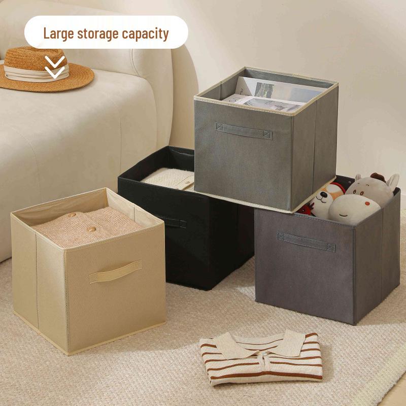 Foldable Fabric Storage Box for Clothes, Toys, and Sundries In Wardrobe