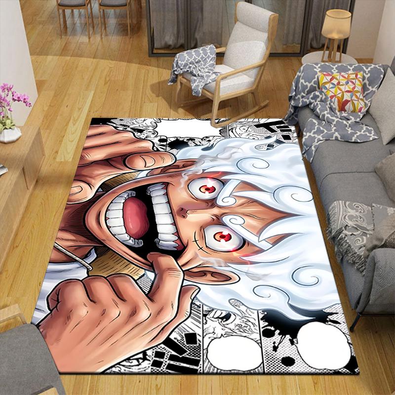 1Pc Angry Face Comic Panel Rug, Office Carpet Indoor Outdoor Doormat, Non-Slip, Comfortable, Living, Christmas Halloween,  Xmas Gift S1518
