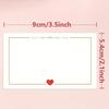 Heart Shaped Simple Blank Small Cards for Weddings Valentines Day Birthdays Anniversaries Festivals Gift Labels Message Card