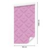 Geometric diamonds wallpaper, powder pink, subtle detail, 50x1000