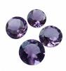 Natural Purple Amethyst Round Faceted Cut Loose Gemstones Jewelry Lot - AAA Grade