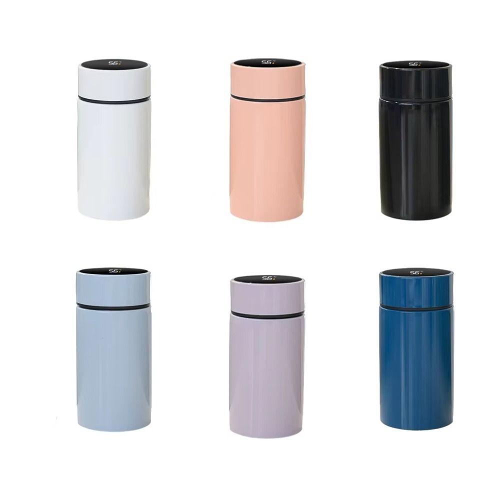 Stainless Steel Smart Thermal Cup Leak-proof Insulated Water Bottle Fashion Pocket Flask