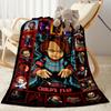 Chucky'S Bloody Knife Blanket Multi-purposeBlanket Cozy Suitable Couch Office Bed Picnics Unique Gift for Family Y70