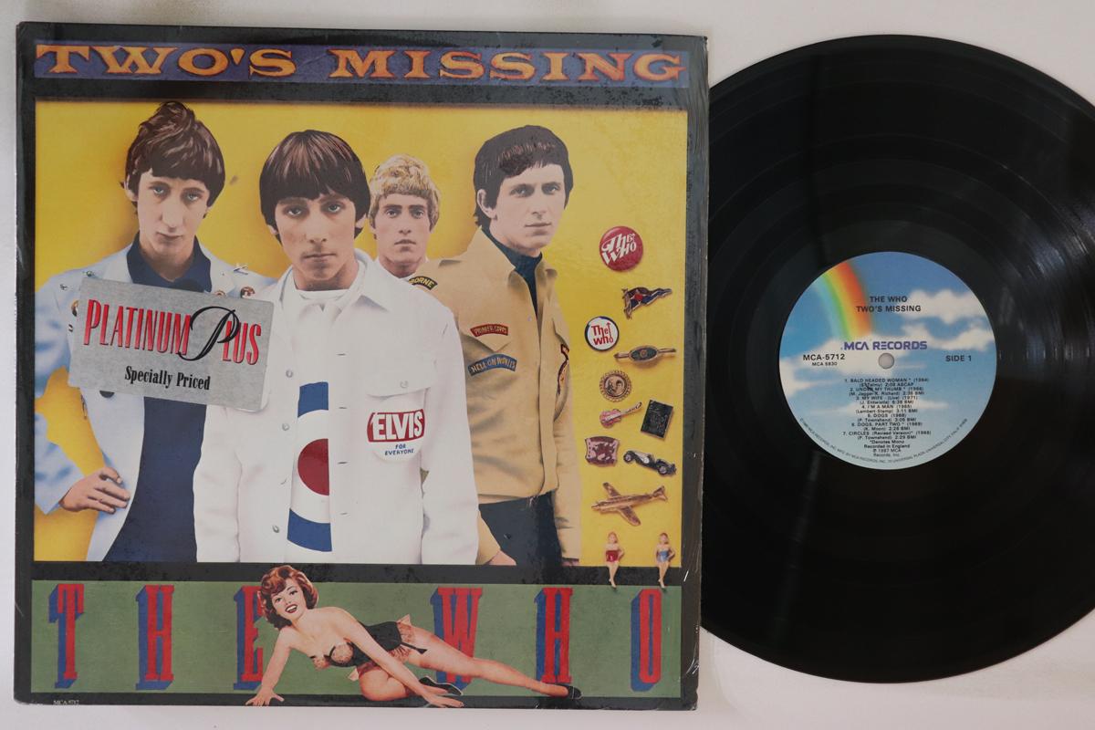 

LP Record WHO - Two s Missing MCA5712 MCA 1987 US Rock Used