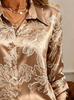 Fashionable women's printed shirt, with an elegant style and long-sleeved design. Suitable for daily wear as well as for dates.