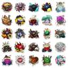 10/30/50pcs Game Dragon Dice Cartoon Stickers Cool Graffiti Decals Decorative Suitcase Phone Motorcycle Waterproof Sticker Toys