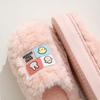 Cotton Slippers Women's Autumn and Winter Bag Head Plush Thickened Soft Bottom Non-slip Couple Home Slippers Men's Thick Bottom