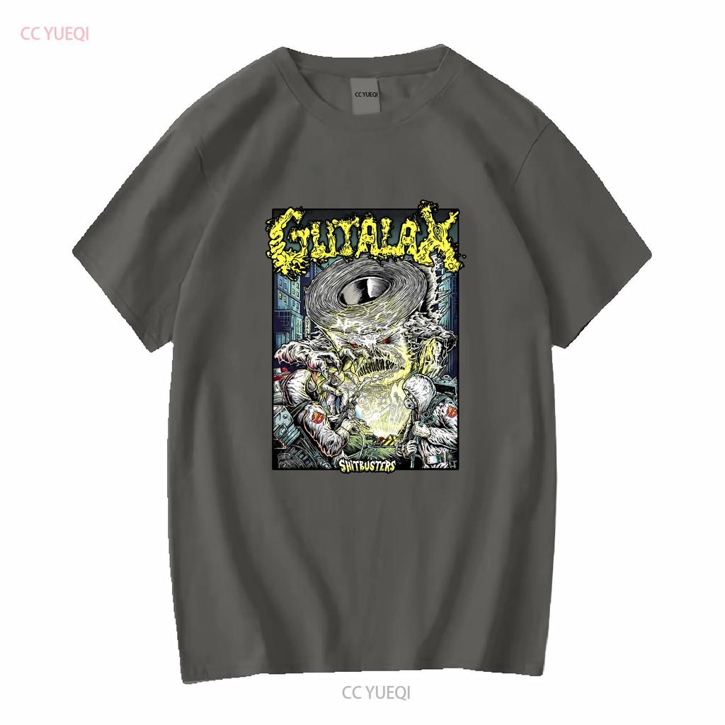 Gutalax Shitbusters Concert Tour 2024 Black All Size T Shirt TT162 vintage Washed Versatile streetwear homme