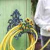 Simple Retro Cast Iron Handicraft Water Pipe Rack, European Wall Mounted Storage Rack, Garden Balcony Decoration Bracket