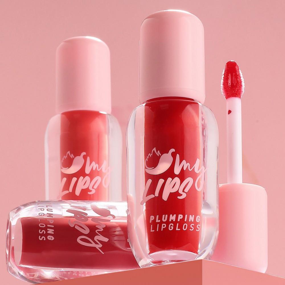 Plumping Lip Gloss Chili Pepper Extract Hydrating & Smoothing Lip Gloss