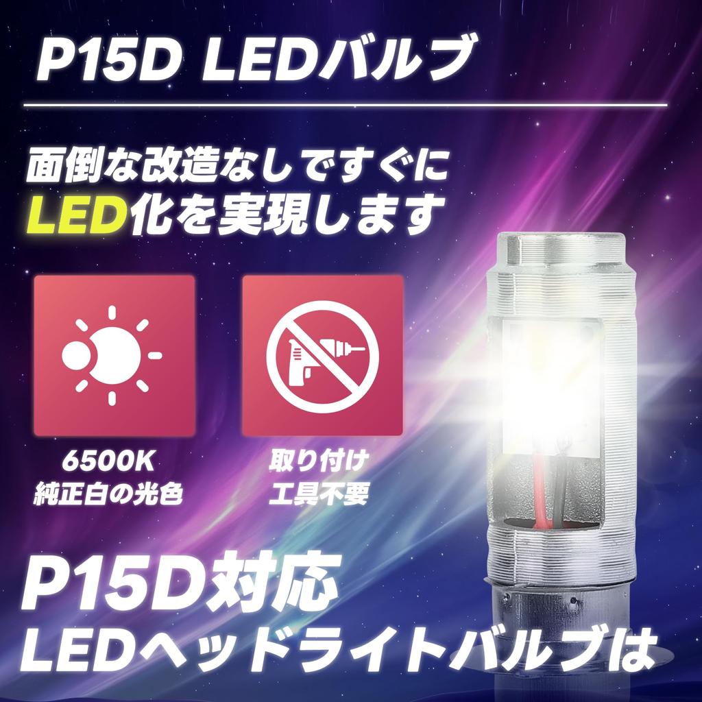 SENJWARM PH7 LED Headlights with COB Set of PH7 P15D and T19L Universal for Trucks with DJ High-Brightness Chips, 2, 12V/24V, Hi/Lo Switchable, Bulbs,