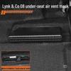 Geely Lynk & Co 08 Rear A/C Outlet Dust Cover - Under-Seat Anti-Clogging Protection for Interior Modification