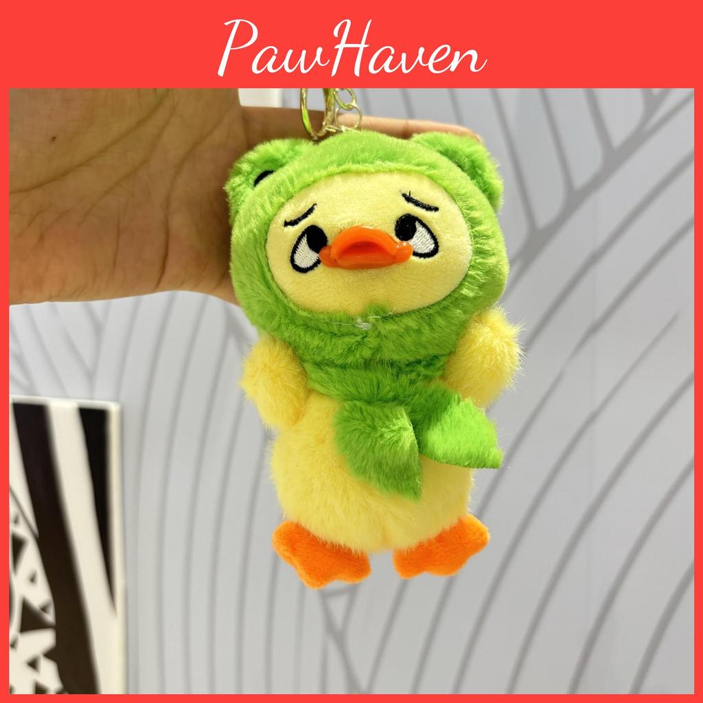 Duck Adorable Plush Keychain Soft Toy Cute Cartoon Duckling Bag 15cm Charm
