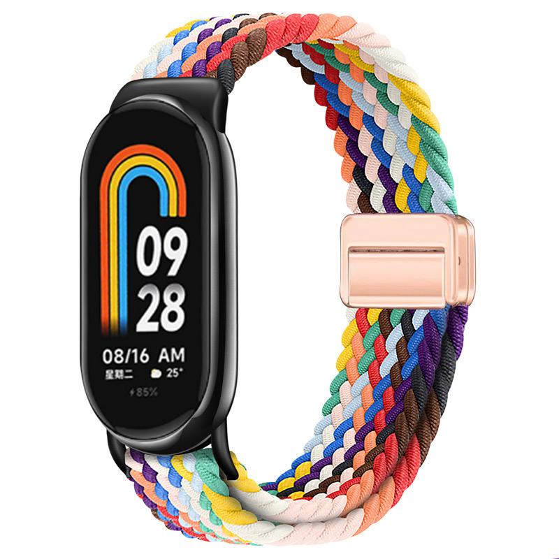 For Xiaomi Mi Band 10 strap Accessories breathable nylon Magnetic Braided Bracelet belt pulseira correas for Xiaomi Mi band 9 8