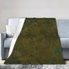 Bequeme Gras-Kampfmatte Flanell-Decken Frühling Weiche Bettwäsche Überwürfe für Kinder Erwachsene Couch Bett Tagesdecke Sofabettbezug