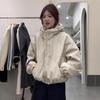 Double Zip Design Coat Women's Casual Jacket