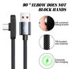 111W Fast Charging Cable Right Angle 91° USB-C To Type-C Data Cord Mobile Phone Fast Charging Data Cable Convenient For Gaming