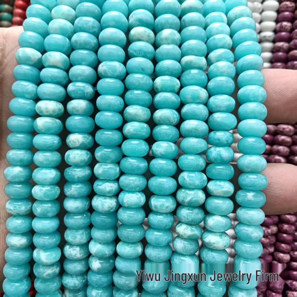 100 Natural Stone 5x8mm Abacus Beads for Jewelry Making – Bracelets & Necklaces