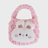 Cartoon Plush Coin Purse & Earphone Cable Storage Bag for Girls