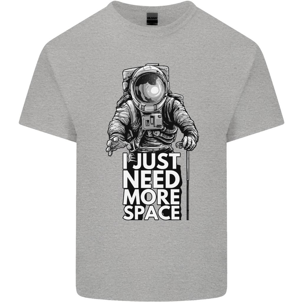 I Just Need More Space Funny Astonaut Unisexs Light Cotton TShirt