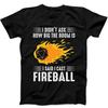 230 Gsm 100% Βαμβακερό Dm I Cast Fireball Dnd Δράκος Dungeon Master Μάγος Δώρο Μπλουζάκι Μαύρο Μπλουζάκι B36