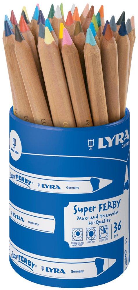 

LYRA Super Falby Nature Colored 24 L3713360 Pencils, Colors, 36-Piece Set,