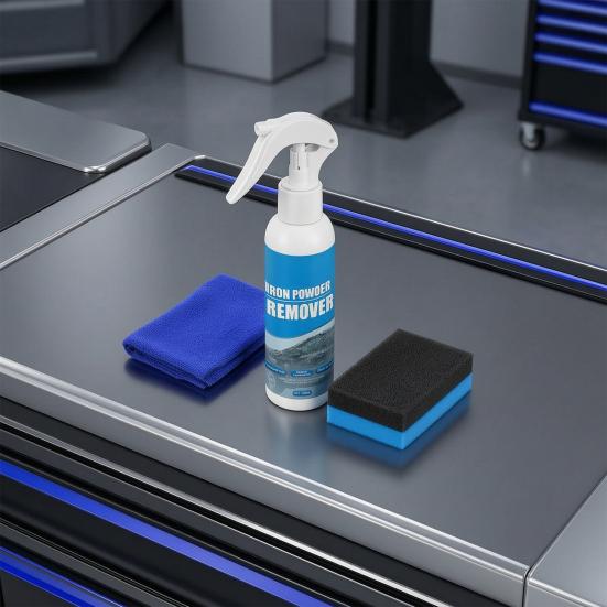 100ml Automotive Rust Remover Spray Car Rust Removal Spray Iron Powder Remover Fast-Acting
