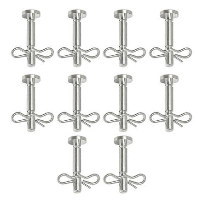 10pack Heavy Duty Metal Shear Pins and Cotter Pins Snow Blower Shear Pins for Snow Blowers Replacement Part