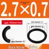 Durable Nitrile Rubber O-Ring, Wire Diameters 0.4-0.8mm, Waterproof & Wear-resistant Sealing Ring