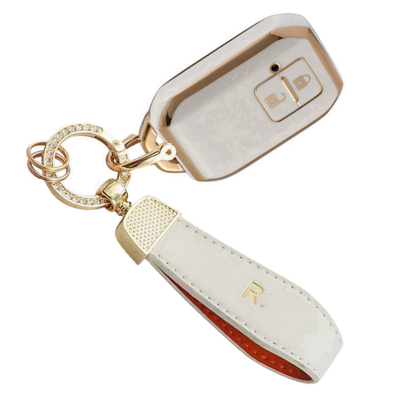 [YANMW] Key case compatible Suzuki New Spacia New Spacia Custom key case белый