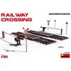 Miniart 1/35 Railroad Crossing and Barrier Plastic Model MA35666 (Diorama)