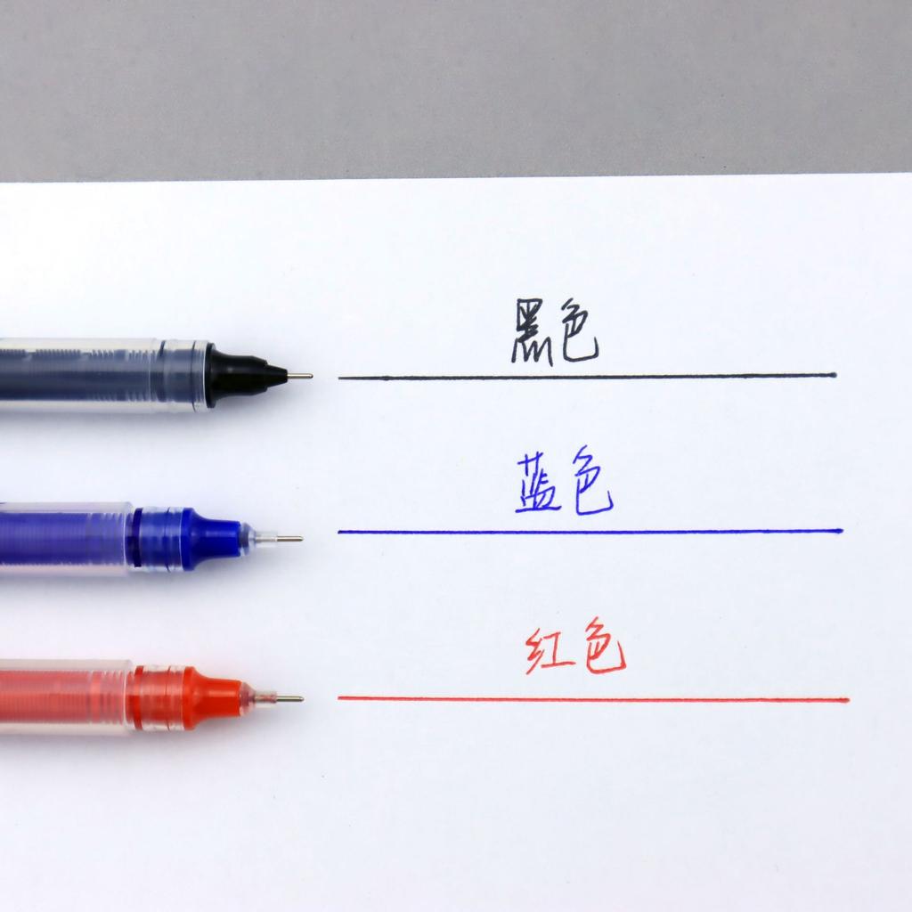 Large Capacity Quick Drying Straight Liquid Ballpoint Student Creative Kawai Stationery Exam Brushing Office Gel Pen Wholesale