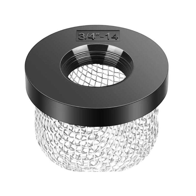 Stainless Steel Mesh Strainer 3/4"- 14, Aerator Screen Strainer Stainless for Livewell Pump and Baitwell